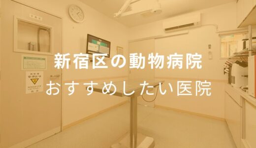 【2025年】新宿区の動物病院 おすすめしたい6医院