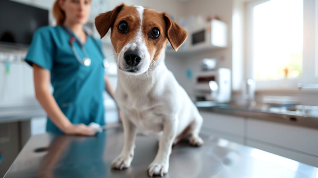 犬 足を引きずる