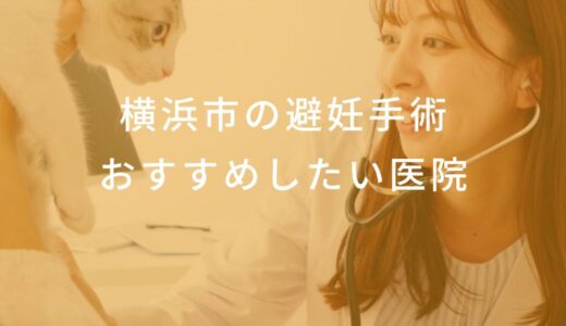 【2025年】横浜市 避妊手術の動物病院  おすすめしたい6医院