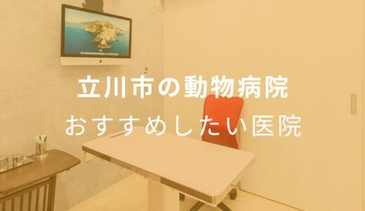 【2024年】立川市の動物病院 おすすめしたい5医院