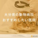 【2025年】大分県の動物病院  おすすめしたい6医院
