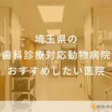 埼玉県の歯科診療対応動物病院 おすすめしたい医院