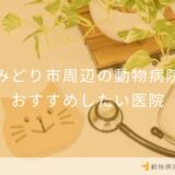【2025年】みどり市周辺の動物病院 おすすめしたい5医院