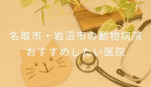 【2025年】名取市・岩沼市の動物病院 おすすめしたい5医院