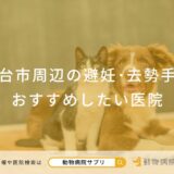 仙台市周辺おすすめの去勢・避妊手術の動物病院