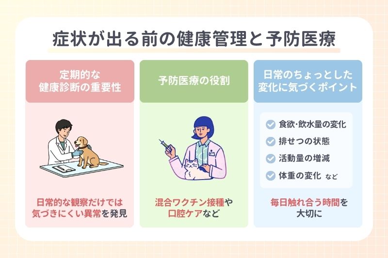 症状が出る前の健康管理と予防医療